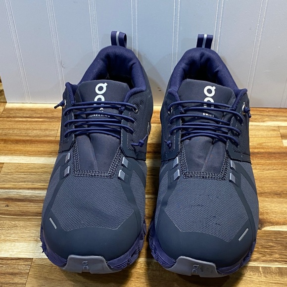 On Cloud Men's On Cloud 6 Waterproof Navy Sneakers - Picture 4 of 11